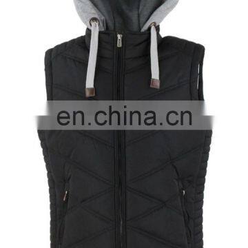 2017 Men Winter Padded Vest , Cheap Price Quilted Vest for Man photo-2
