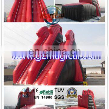 inflatable challenge exciting jumping inflatable stair slide inflatable games