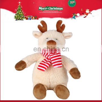 2016 Christmas reindeer animal plush toys with antlers