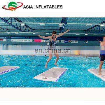 Fitness Inflatable Floating Yoga Mat On Water photo-2
