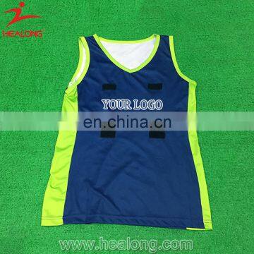 Sublimation Custom Woman Netball Uniform