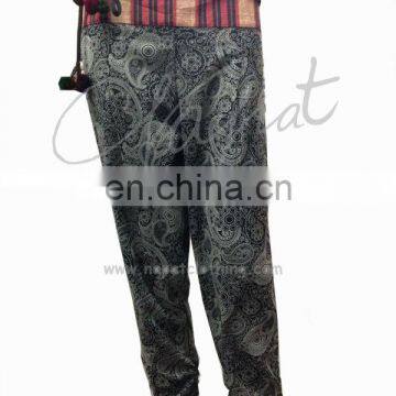 Cotton women ladies boho harem pant Boho style baggy pants balloon casual pants