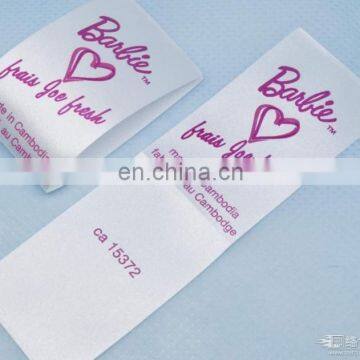 100% Custom Printed Wash Cotton Care Label/Washable Label photo-6