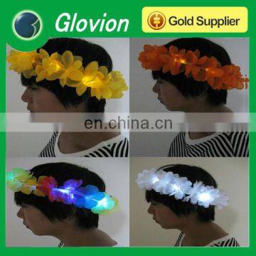 Festival led garland glovion led lighted flower garland wedding flower garland