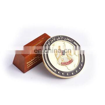 Gold Plated Metal Navy Challenge Coins photo-2