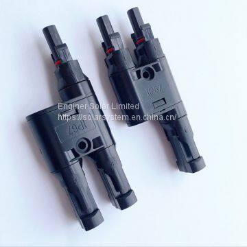 solar mc4 t-branch connector mmf ffm parallel connection