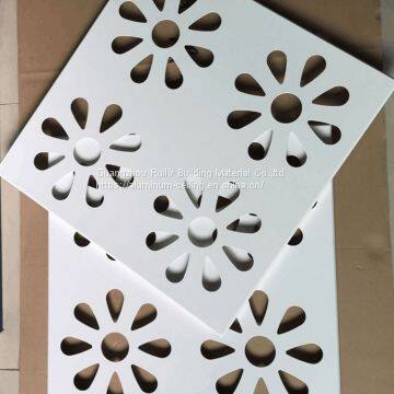 Aluminium Powder Coated Perforated Metal Ceiling Panel 600 X 600 X 0.6mm photo-5