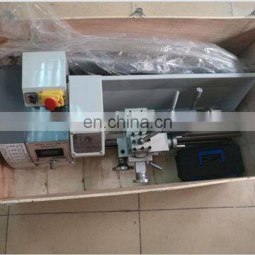 Самый популярный мини-станок с вертикальной шпинделевой опорой диаметром 38 мм и переменной скоростью для обработки стали photo-4