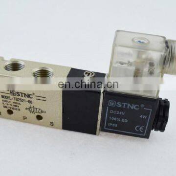 top quality TG2521-08 solenoid valve 24v aluminum material solenoid valve