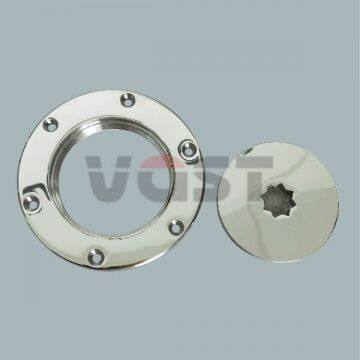 Stainless Steel Boat Accessories Dock Marine Parts Yacht Marine Deck Plate Cowl Vent Cover