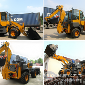 Backhoe Loader, Front Shovel Back Digging,an All-in-one Dashboard is Designed，SY746 photo-4