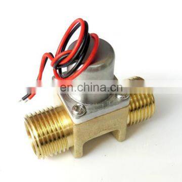 Brass G1/2 inch miniature Induction sanitary ware bistable water control pulse solenoid valve, energy saving valve