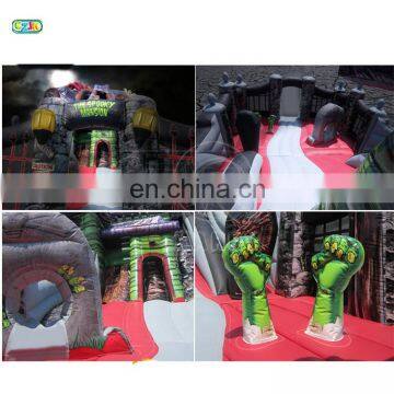 Spooky Mansion Inflatable Jumper Bouncer Jumping Bouncy Castle Bounce House photo-6