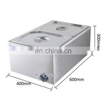 Commercial Food Warmer Electric Bain Marie Two Pans Electric Food Warmer Bain Marie For Restaurant Catering photo-2