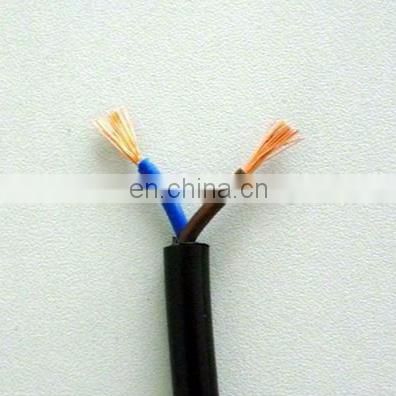 China best price H05VV-F Flexible PVC Insulated 2x4mm2 Power Cable