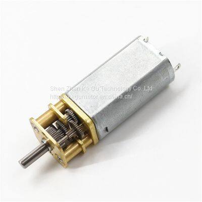 3v 5v 9v 12v dc mini gear motor 13mm electric gear motor with FF-050 dc motor for Smart Door Lock