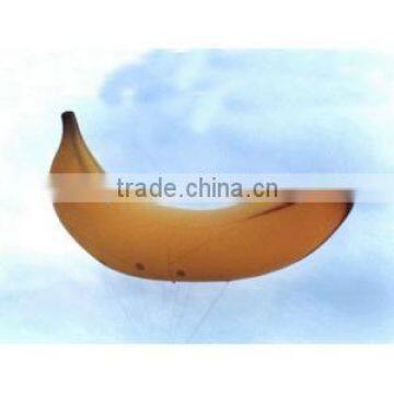 Banana shape inflatable helium balloons for advertising