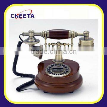 Long time ago antique hands free wooden phone