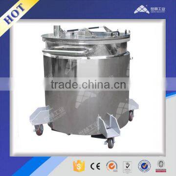 Stainless steel electricity heating movable tank