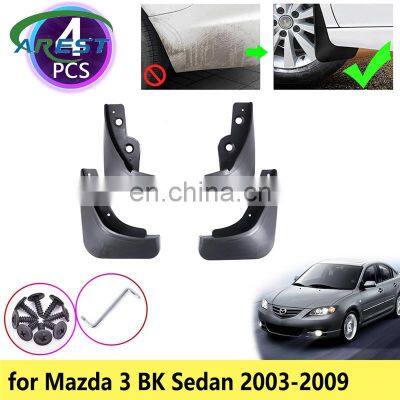 for Mazda 3 BK Sedan Saloon 2004 2005 2006 2007 2008 2009 Mudguards Mudflap Fender Front Mud Flaps Splash Guards Car Accessories