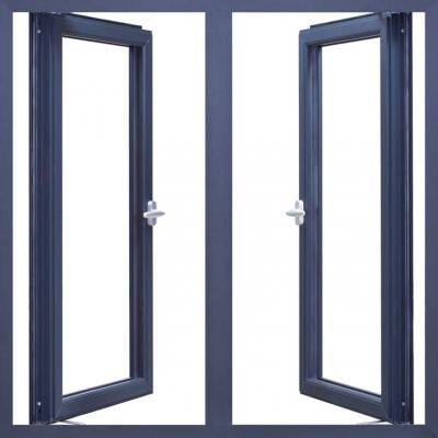 tempered glass Aluminum Casement Window