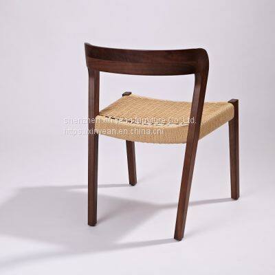 Danish Design Darwen Rattan Chair in Solid Wood Frame photo-2