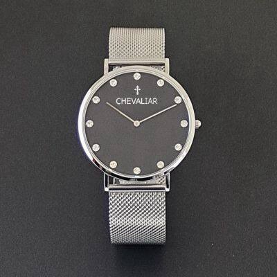 Stainless Steel Ultrathin Women Watches Man Fashion Quartz Watch photo-3
