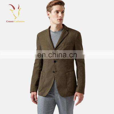 Men's Cashmere Causal Suits Cashmere Wool Blended Suits for Man