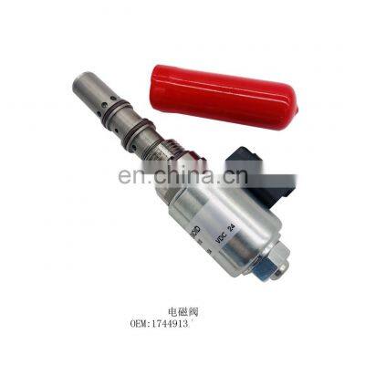 1744913 Excavator solenoid valve for electric parts  fuel Shut Off /stop Solenoid valve