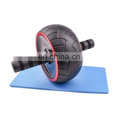 AB Roller Wheel Abdominal Strength Training Equipment Anti Slip Grips Color Box Unisex Customized Logo Accept Abdonimal Wheel