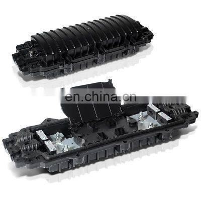 Outdoor Horizontal in Line Type 12 24 36 48 96 Core Fiber Optic Splicing Closure Enclosure photo-4