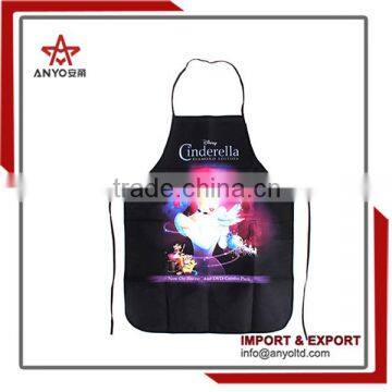 Promotional polyester kitchen women long apron