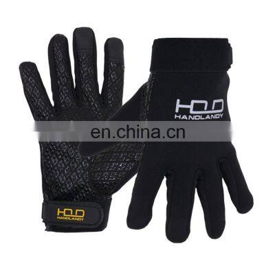 HDD professional custom windproof gloves full finger warm touch screen gloves winter sport gym gloves