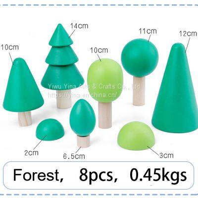Special Yiwu Small Mini Quality Wooden Christmas Tree Toys photo-4