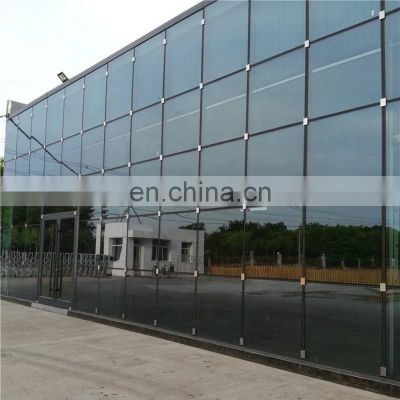 Heating bulletproof fixed window aluminum glass curtain wall