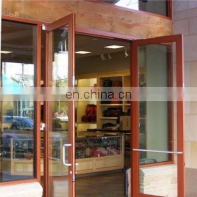 Design of modern double glass door