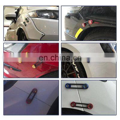 AUSO JDM Aluminum Quick Release Bumper Fasteners For Front Rear Bumper With Rubber Ring