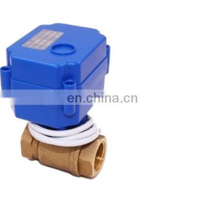 BSP NPT 5v 12v 24v dn8 dn10 dn15 dn20 cwx15n electric automatic water shut off valve for irrigation