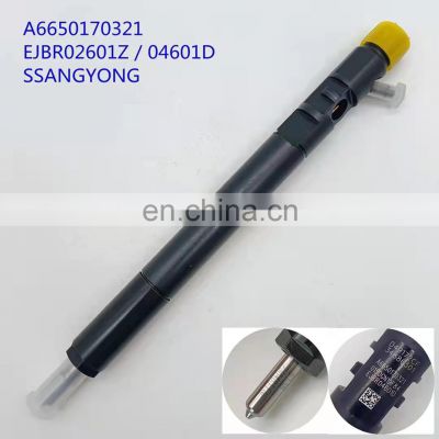 Top quality diesel fuel injector A6650170321 Original new injector EJBR02601Z EJBR04601D