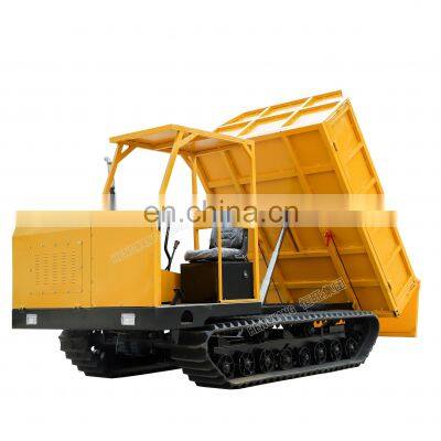 5T Farm garden articulated crawler mini dumper 60kw