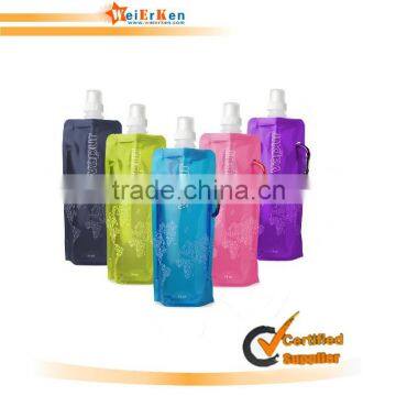 Hot product portable folding sports water bottle