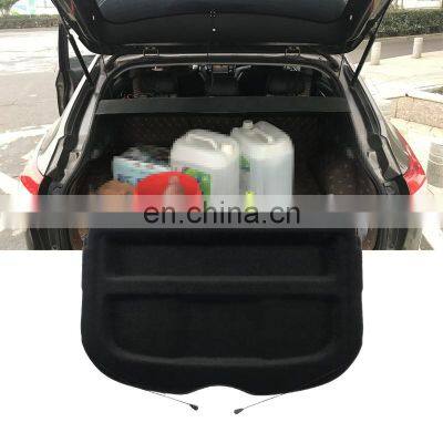 HFTM Black Rear Trunk Cargo Cover Security Shield Screen Non-retractable Low Profile Tonneau Cargo Cover for Qashqai 2016-2019