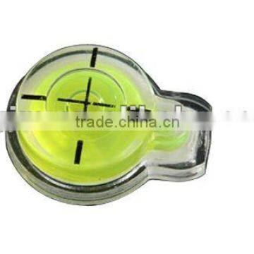 PMMA cylinder bubble level, circular level vial,circular, square vial,Gradienter level bubbles