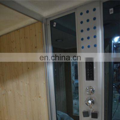Steam Room Shower Cabin Sauna Wood Steam Bath photo-2