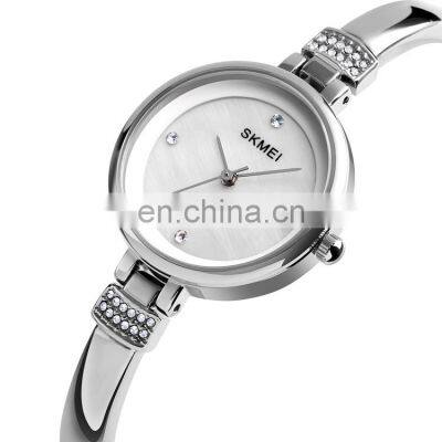 Minimalist Ladies Watch Skmei 1409 Luxury Rose Gold Japan Movement Stainless Steel Quartz Watch for Women