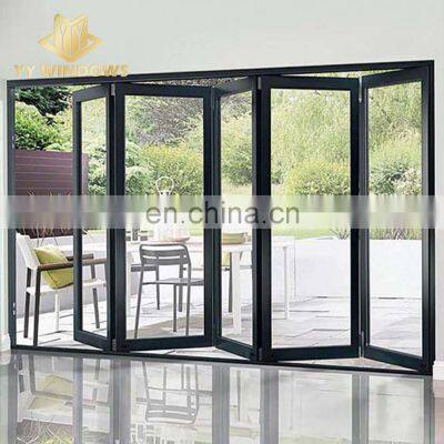 Big Manufacturer Villa Residential Dwelling Australian Certificate AS2047 Aluminium Patio Bifold Door Double Glazed Folding Door