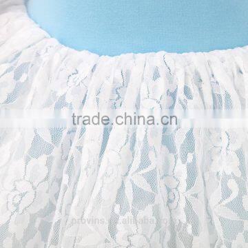 Child Short Sleeve Wedding Lace Tutu Dress photo-5