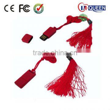 chinese knot mini usb cable flash drive