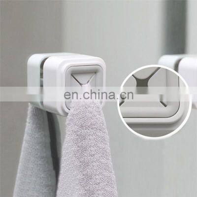 Punch Free Towel Plug Holder Bathroom Organizer Rack Towels Storage Wash Cloth Clip Bathroom Accessories Kitchen Accessories