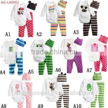 baby clothes animal hooded rompers jumpsuits for baby 2015 AG-LA0002